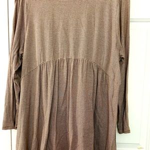 Pure Jill shirred back tunic with matching scarf